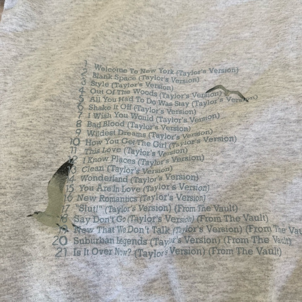 Taylor Swift 1989 Spotify Fans First Exclusive Merch Sweatshirt Medium - Picture 3 of 6